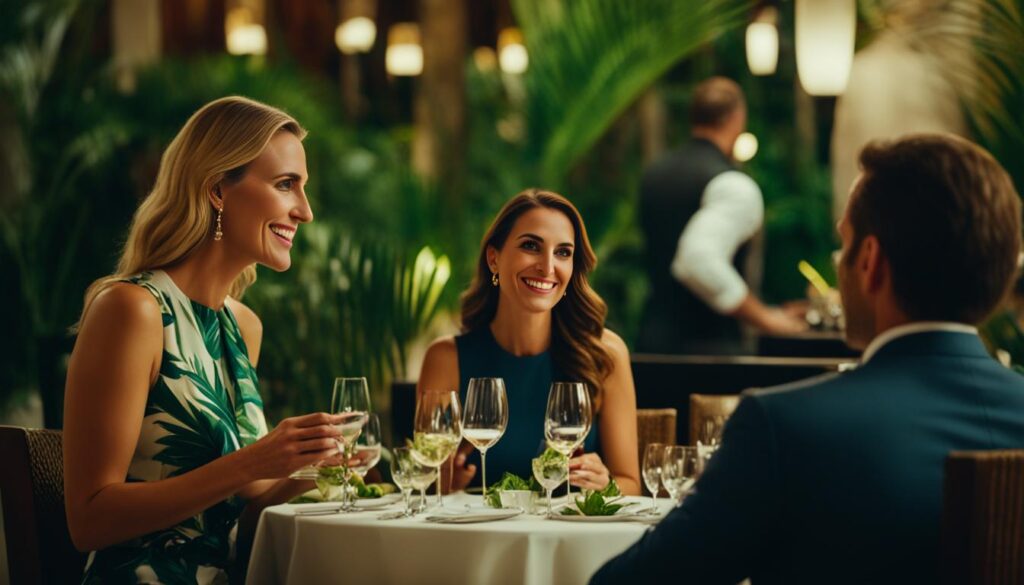 Dinner etiquette at Punta Cana resort