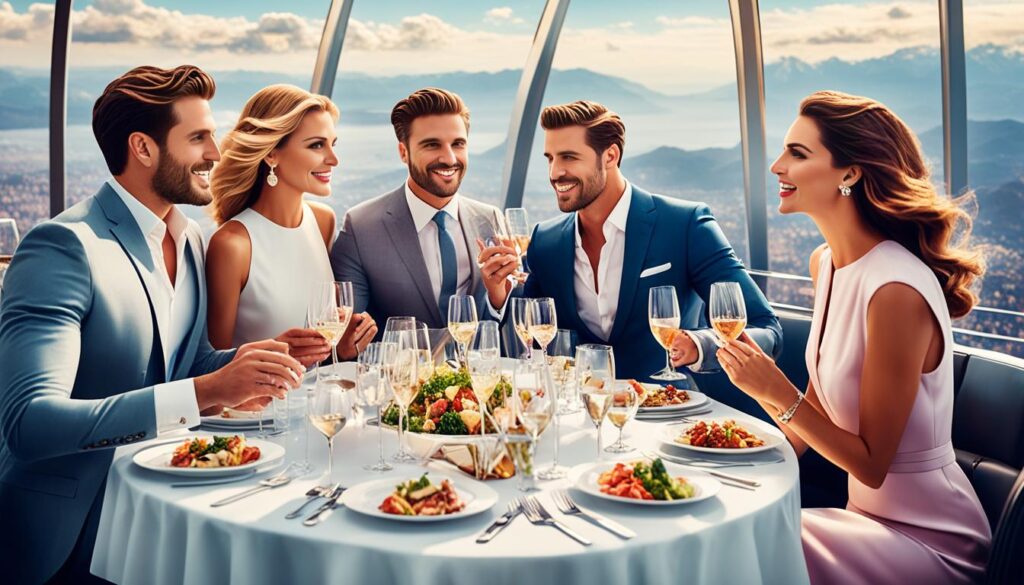 Dinner in the Sky Fashion