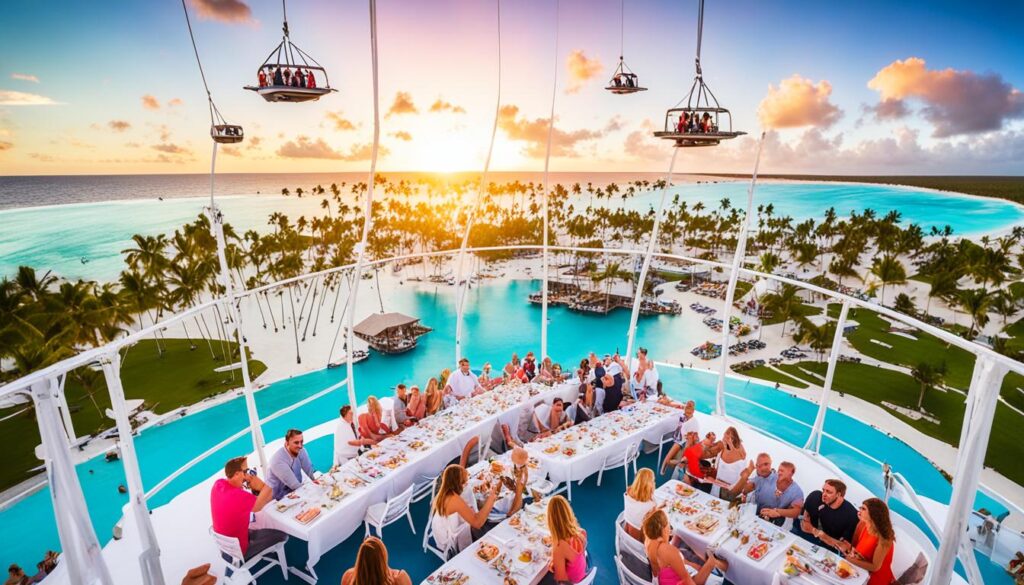 Dinner in the sky Punta Cana