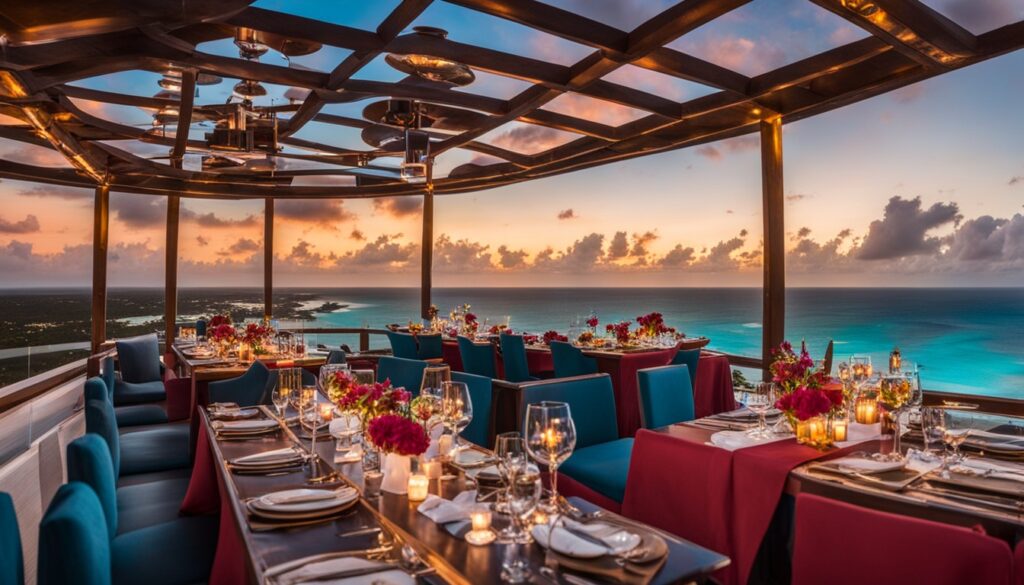 Sky dining pictures Punta Cana