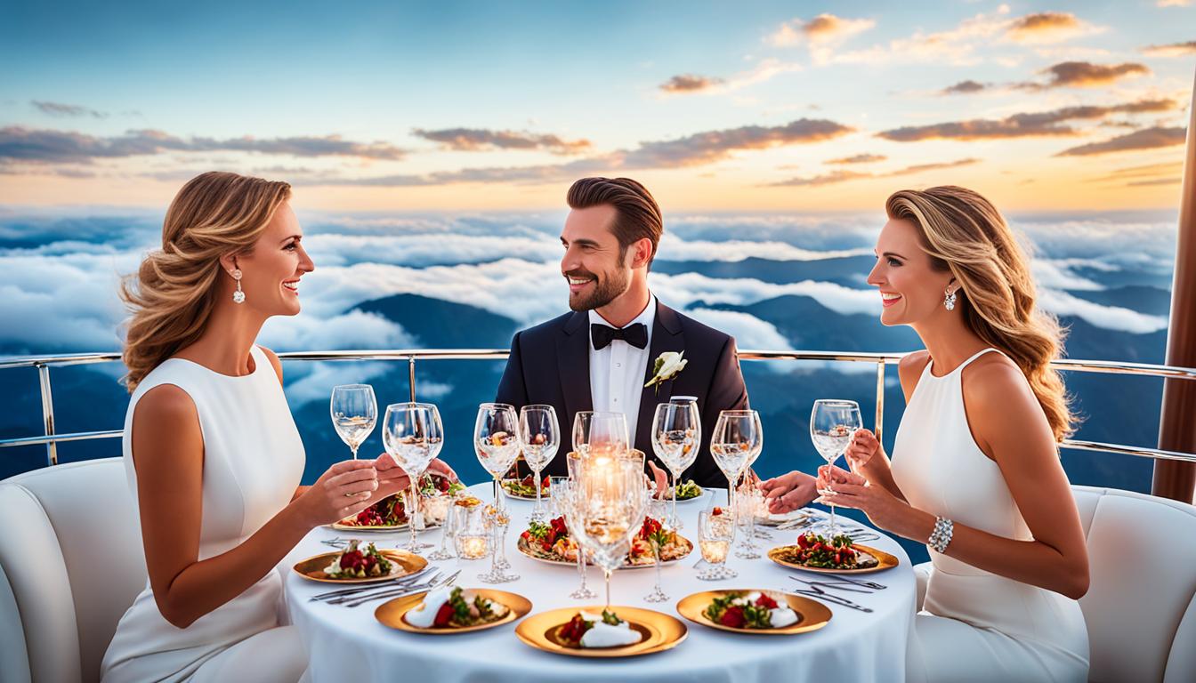 dining on the sky