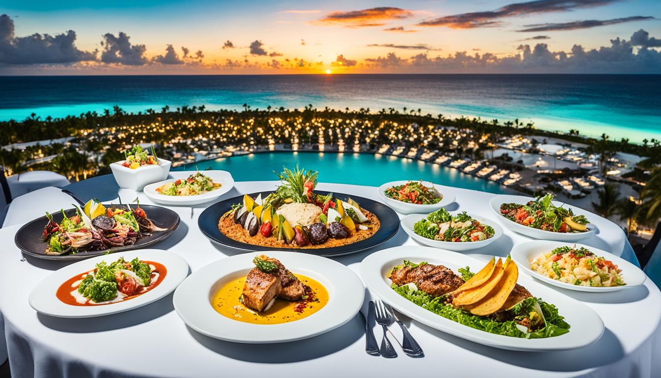 dinner in the sky punta cana menu