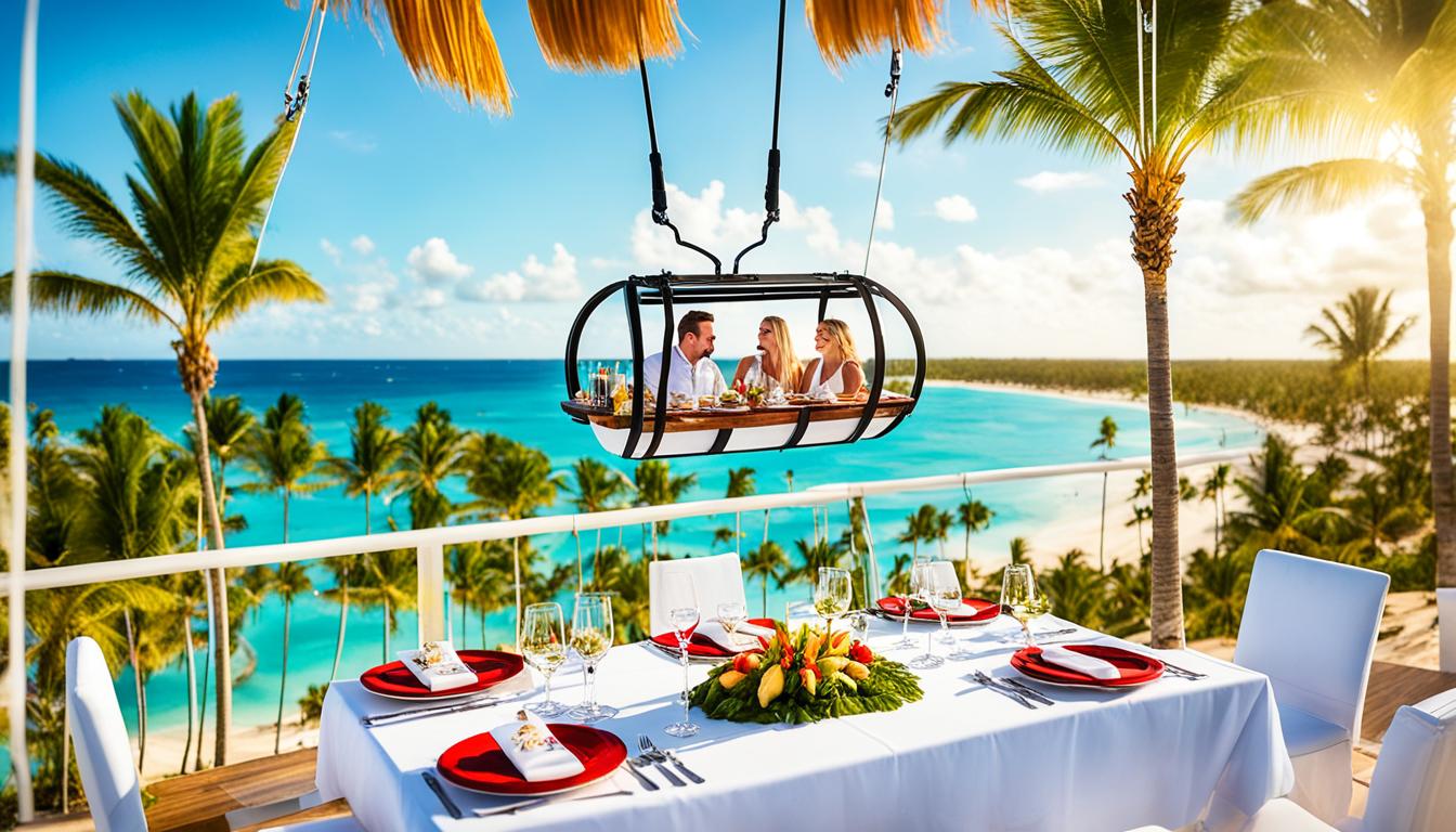 dinner in the sky punta cana ubicacion