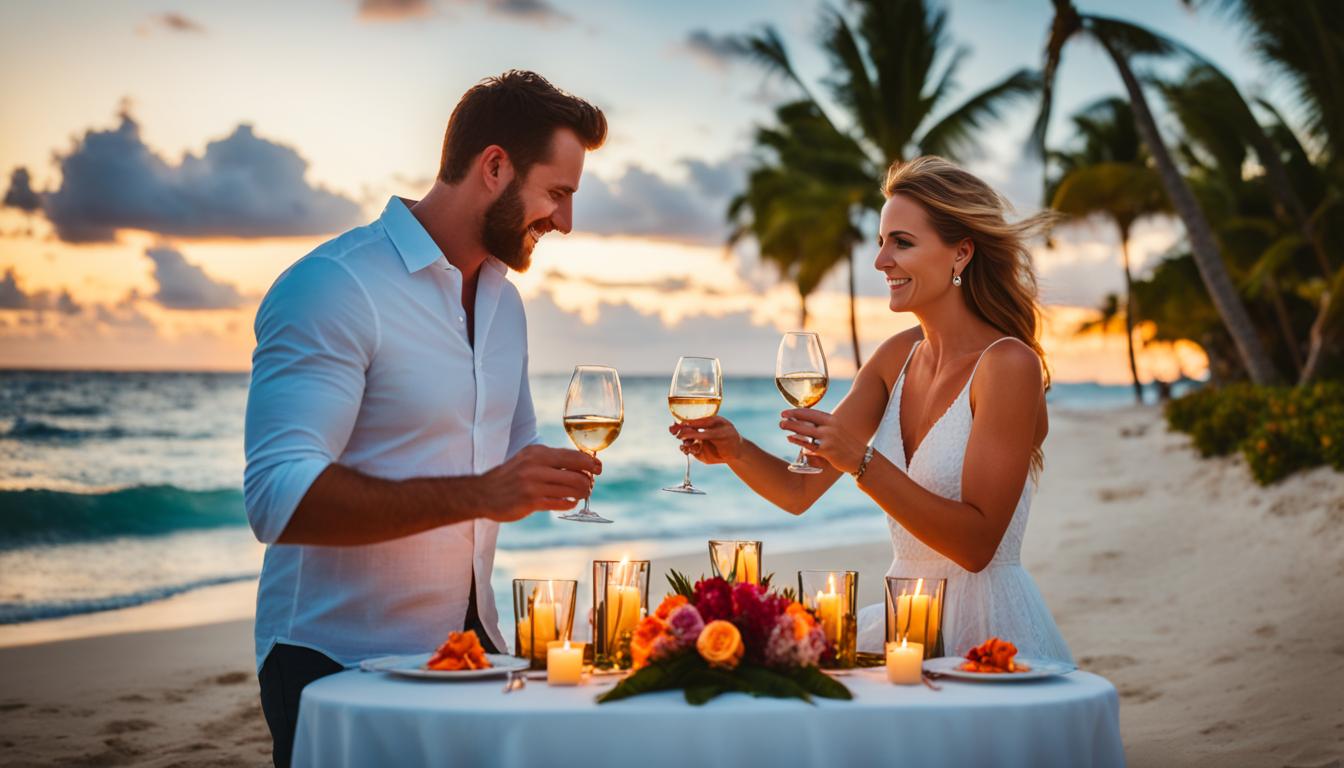 punta cana dinner on the beach